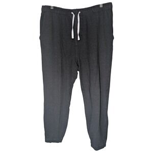 Free Fly Mens Bamboo Jogger Pants Charcoal Gray Heather XXL Drawstring Lounge